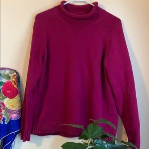 Lands End Mock Neck Sweater